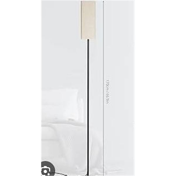 KONEYON Floor Lamp, Brown, 65"
