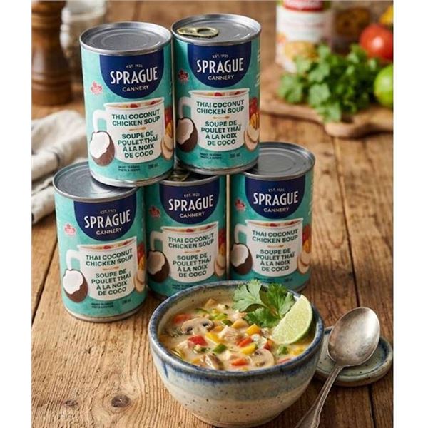 Sprague Thai Coconut Chicken Soup 8-Pack x 398ml