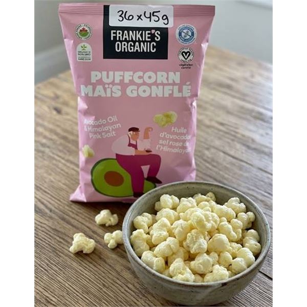 Frankie's Organic Puffcorn 36x45g