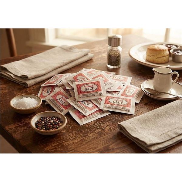 Lot of 2 - Gordon Choice Iodized Salt Sachets, 3kg