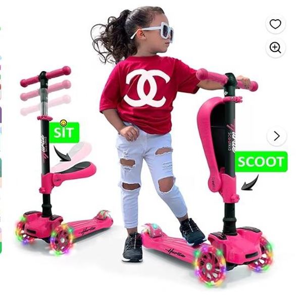 Hurtle 3-Wheel Foldable Kid Scooter