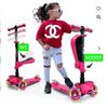 Image 1 : Hurtle 3-Wheel Foldable Kid Scooter