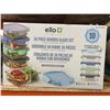 Image 2 : Ello 10-Piece Divided Glass Food Storage Set