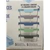 Image 3 : Ello 10-Piece Divided Glass Food Storage Set