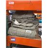 Image 1 : Gray Cotton Quilt Blanket Set