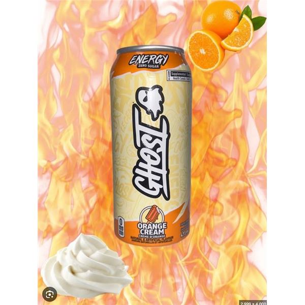Ghost Energy Drink Orange Cream 473ml x 11