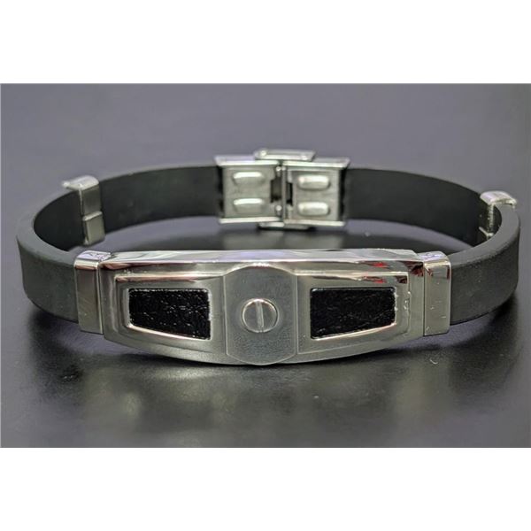 $100, stainless steel  bracelet 8", retail value $100