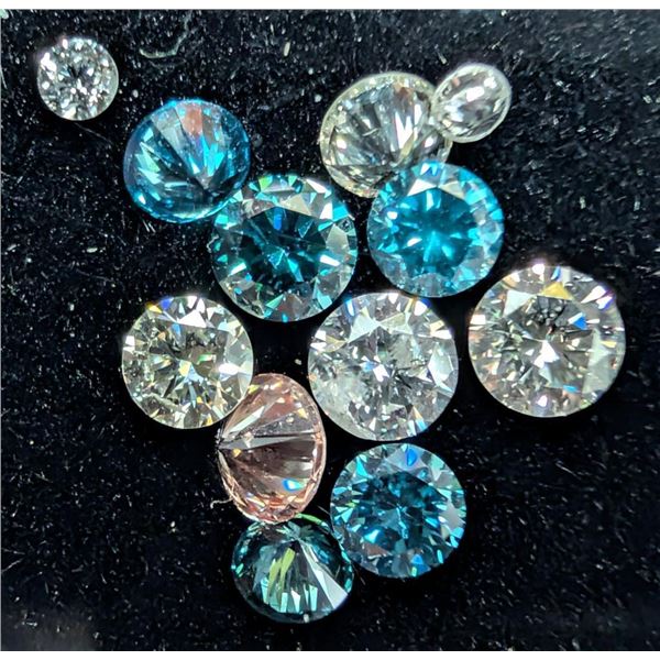 $800,  assorted lab diamond (app 1ct), retail value $800