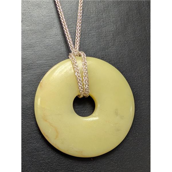 $240, silver(app 15g),  jadaite neckalce 16-22", retail value $240