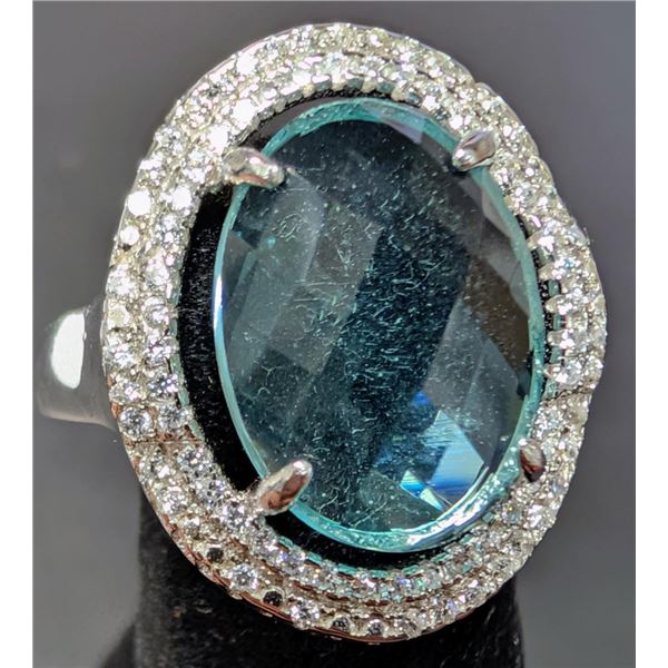 $160, silver(5.66g),  czring, size , retail value $160,
