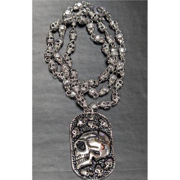 $150, stainless steel necklace 24", retail value $150