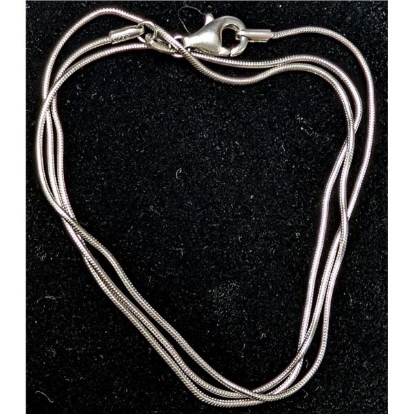 $150, silver(4.99g), chain 16", retail value $150