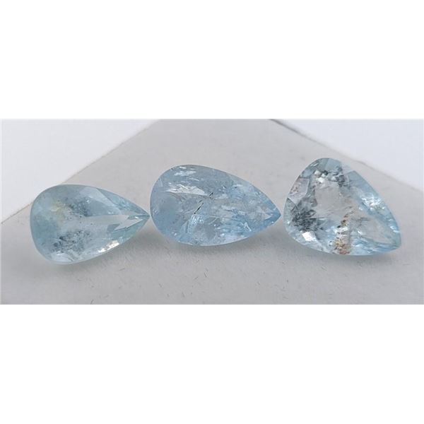13.37 ct Certified Aquamarine gemstone parcel ($11,150 Appraisal)