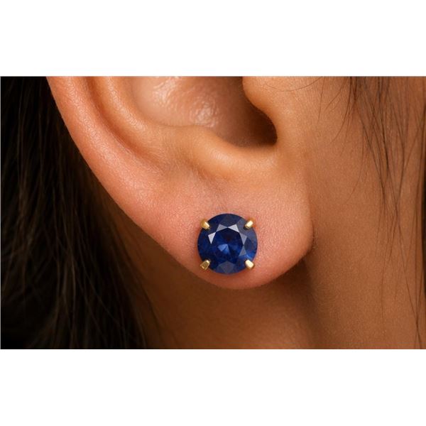 $800, 14ksapphire (3.2ct) earring, retail value $800