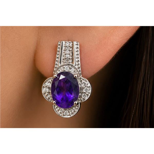 $340, silver(5.04g), amethyst (3ct)ring, size , retail value $340, ring resizeable for $50