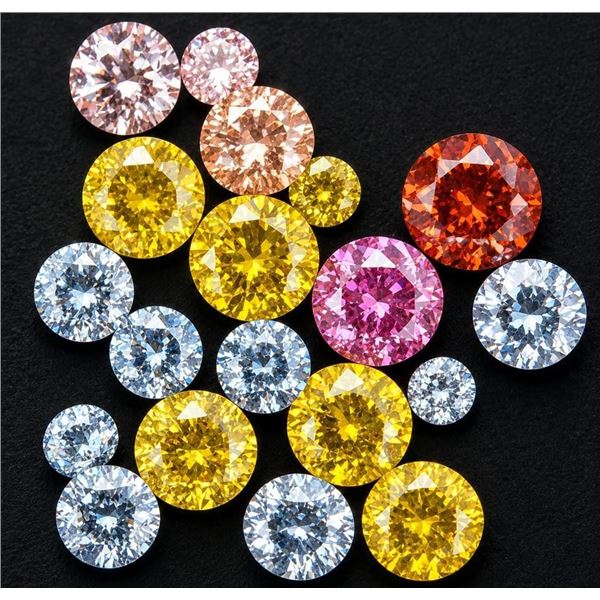 $800, fancy color lab diamond (app 1ct), retail value $800