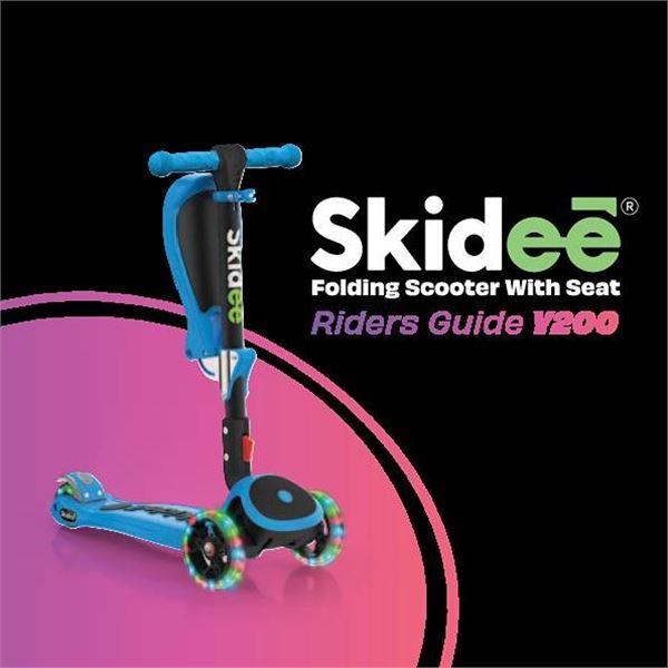 Skidee Y200 Folding Scooter With Seat