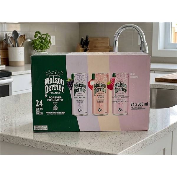 Maison Perrier Sparkling Water 24-Pack