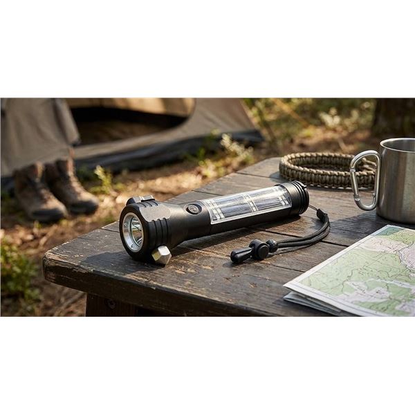 Ready Hour 9-In-1 Multi-Function LED Solar Rechargable