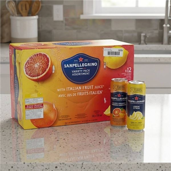 Sanpellegrino Italian Fruit Juice Variety 24 x 330ml (Blood orange and Lemon)
