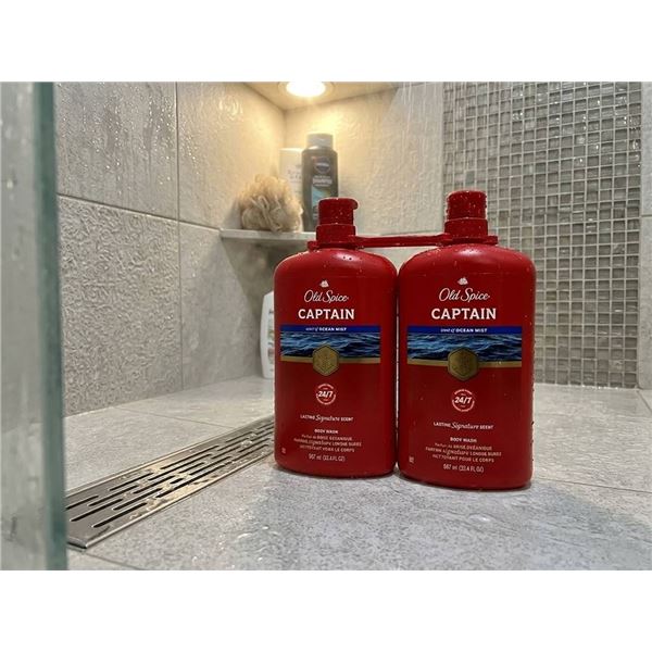 Old Spice Captain Body Wash Set, 2-Pack