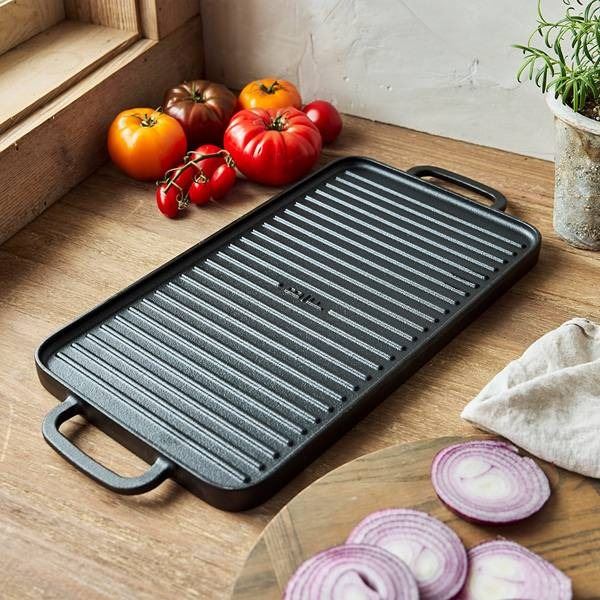 Bobby Flay Cast Iron Reversible Grill/Griddle
