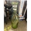 Image 3 : Green Glass Decorative Bottle, 30 Inches Tall