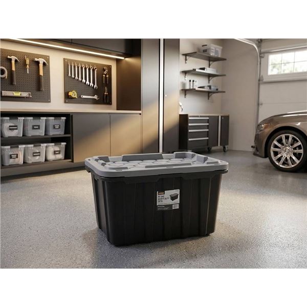 Lot of 2 - TUFFSTORE Heavy-Duty Storage Box 102L