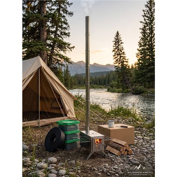 Stainless Steel Portable Wood Stove