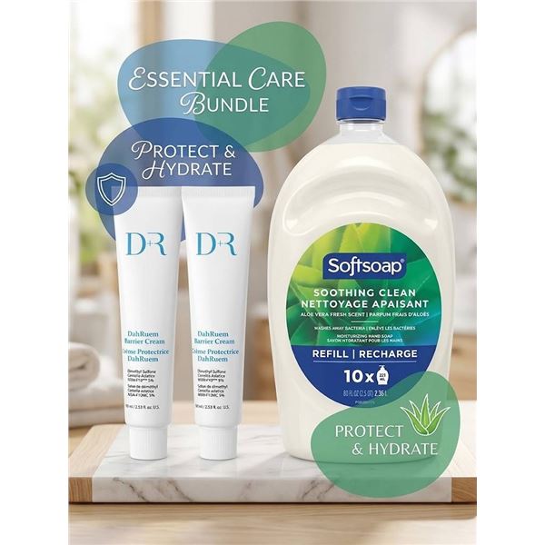 Softsoap Hand Soap and DahRuem Barrier Cream Lot