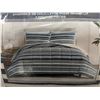 Image 3 : Nautica Queen Comforter Set, Coastline Stripe