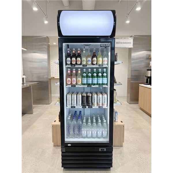 Air Glass Door Bottle Cooler NGR-038-H **Stock image may not be exact**