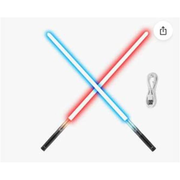 S Qulcen Lightsaber FX (2-Pack, Silver)