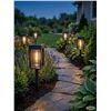 Image 1 : Naturally Solar LED Pathway Lights, Set of 4