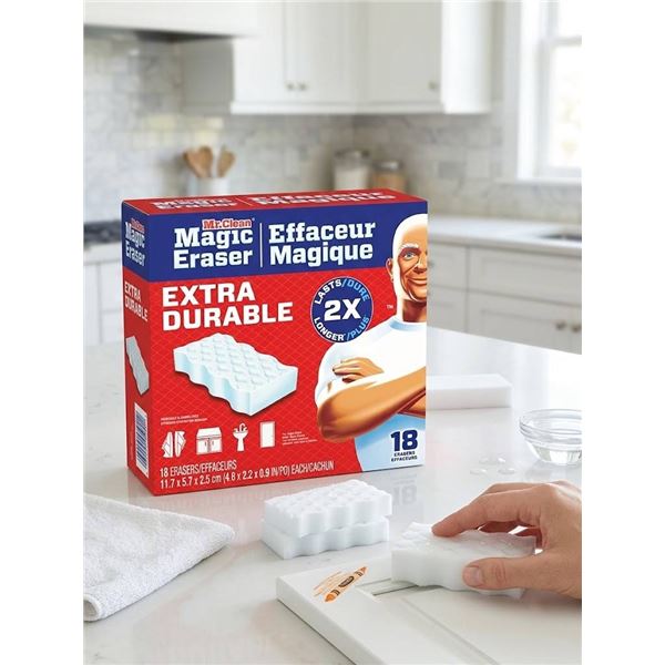 Mr. Clean Magic Eraser Extra Durable, 18 Pack