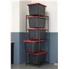 Image 1 : Trinity 5-Tier Storage Bin Rack **Bins Not Included**