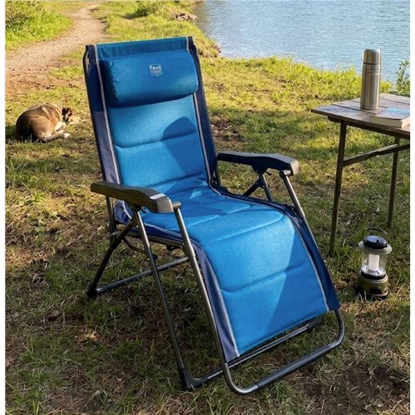 Timber Ridge Blue Reclining Lounge Chair