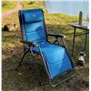 Image 1 : Timber Ridge Blue Reclining Lounge Chair