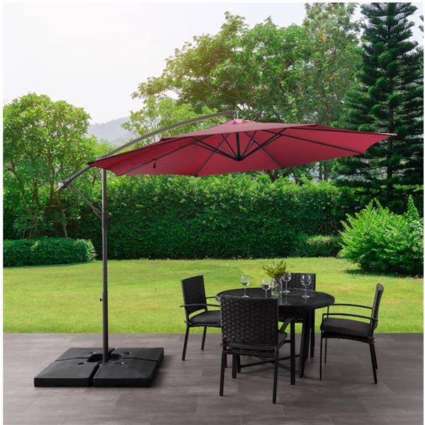 PPU-450-U Patio Umbrella in Burgundy