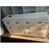 Image 4 : Metal Eight-Drawer Dresser, 64x18x38in