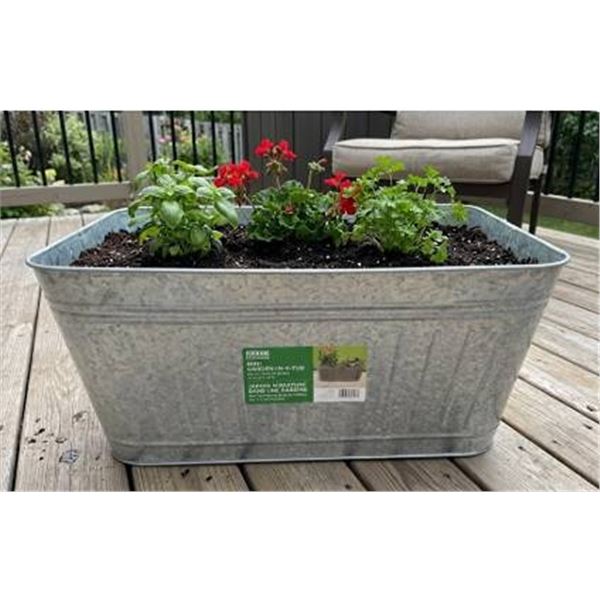 Lot of 4 - Panacea Mini Rectangular Garden Tub