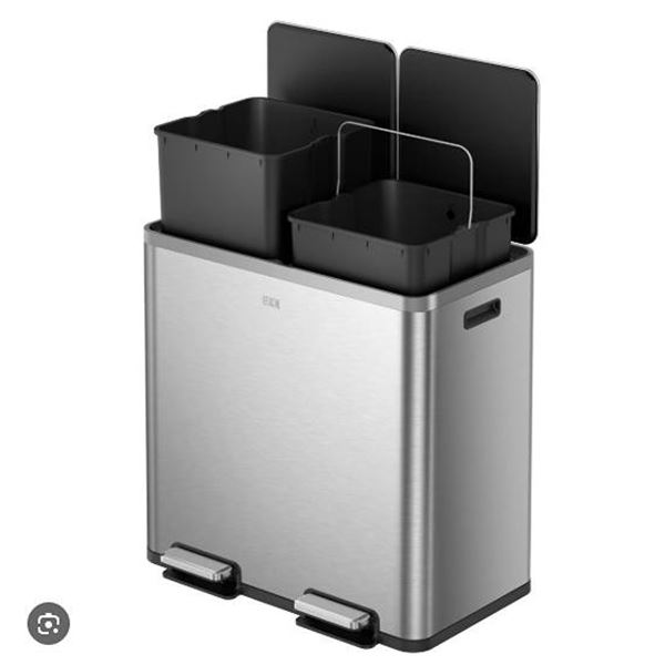 EKO Dual Compartment Recycle and Trash Can