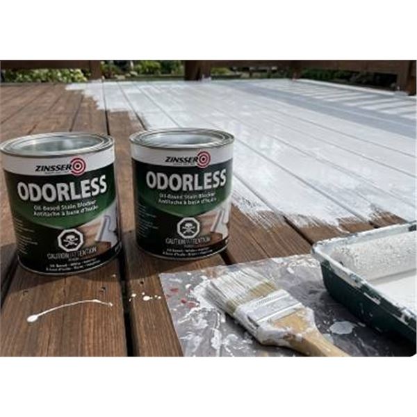 Zinsser Odorless Oil-Based Stain Blocker 2x 1