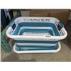 Image 2 : Lot of 2 Collapsible Laundry Baskets