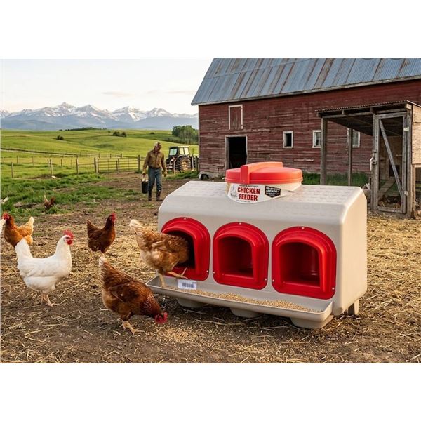 OverEZ Chicken Feeder Indoor/Outdoor