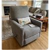 Image 1 : True Innovations Gray Fabric Swivel Recliner