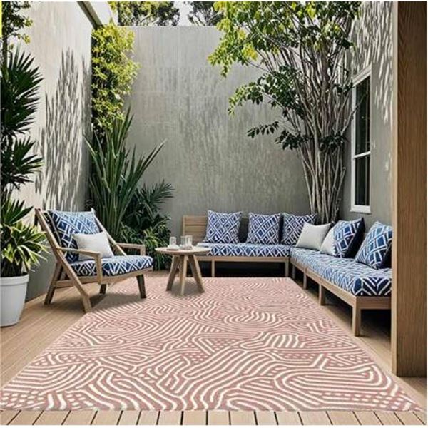 VALU+ Plastic Outdoor Area Rug 6' x 9'