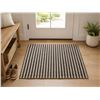 Image 1 : Brown and Gray Patterned Rug Runner 36" x 46"