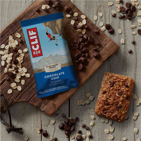 Clif Bar Chocolate Chip 12 Pack 68g Each