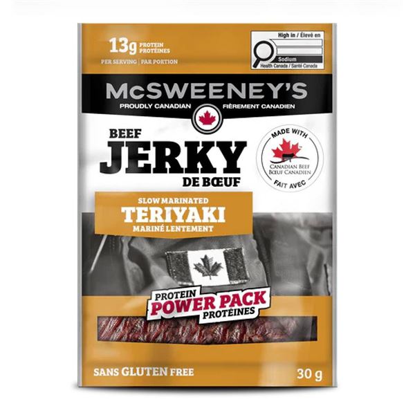 McSweeneyâ€™s Teriyaki Beef Jerky 12 x 30g